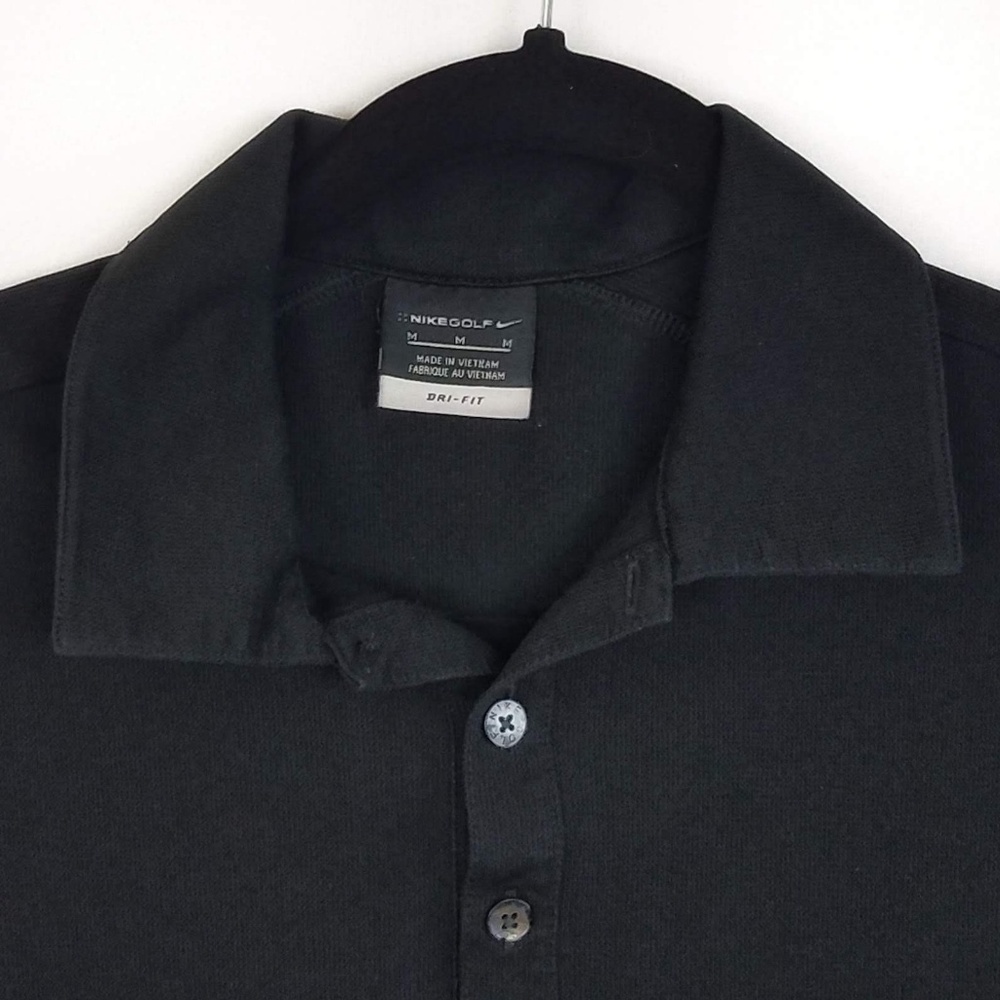~~SOLD~~ Nike Men's Black Golf Polo Dri-Fit - Picture 3 of 4